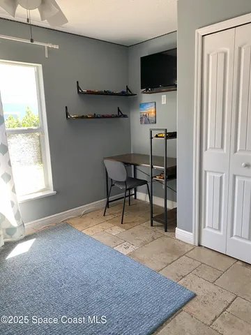 a view of a lake with houses