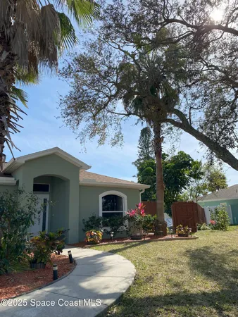 a view of a house with a patio
