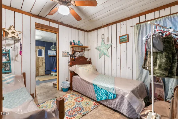 a room with musical instruments
