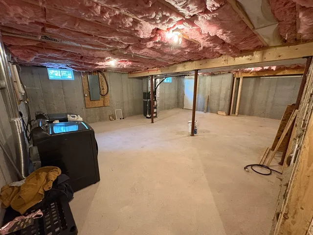 a room with gym equipment