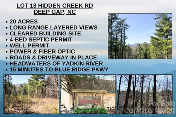 $149,900 | Tbd Hidden Creek Road, Unit 18, Deep Gap, NC 28618