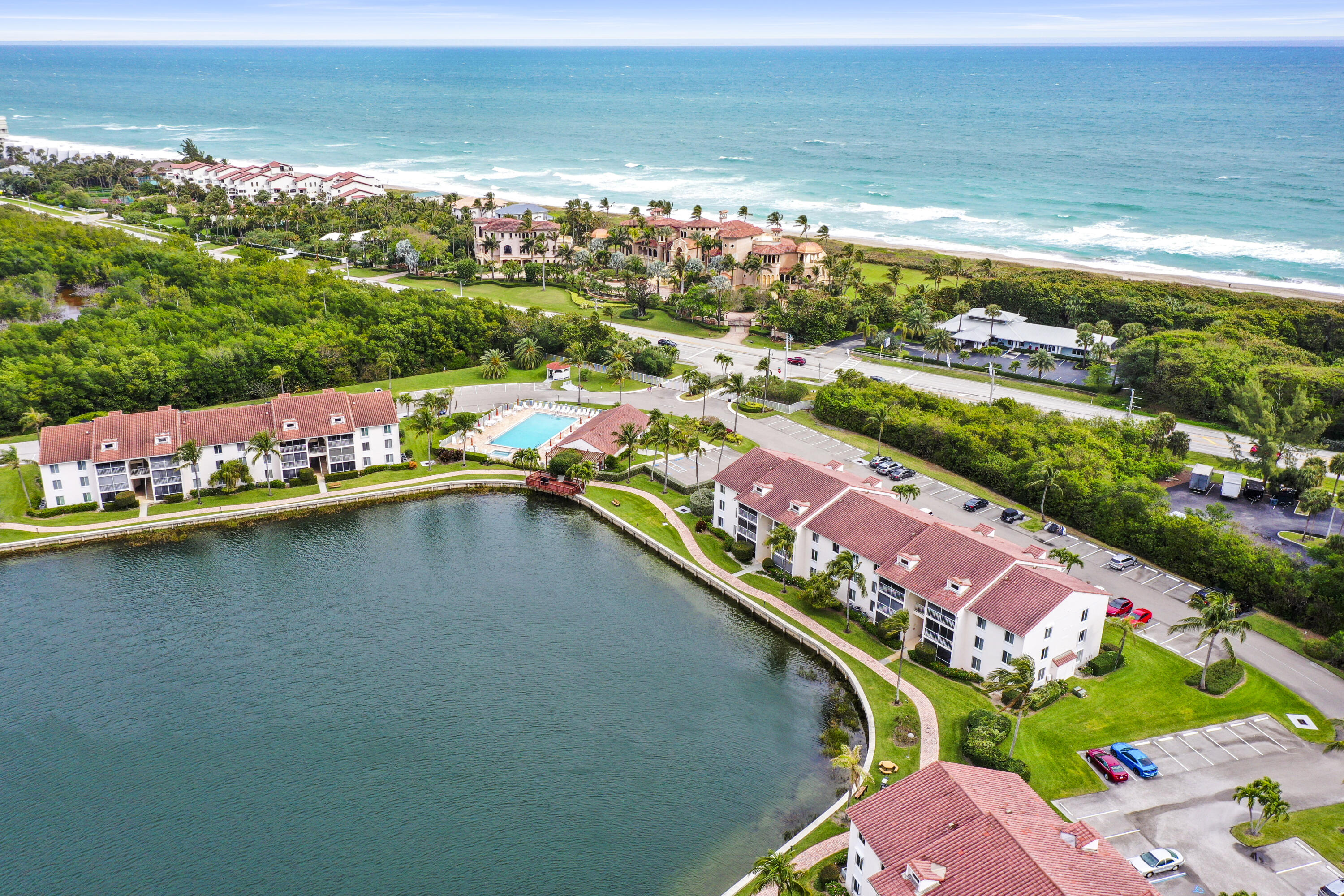 4428 Northeast Ocean Boulevard, Unit G1 Jensen Beach, FL 34957 - Photo 26 of 28 a view of a city with an ocean