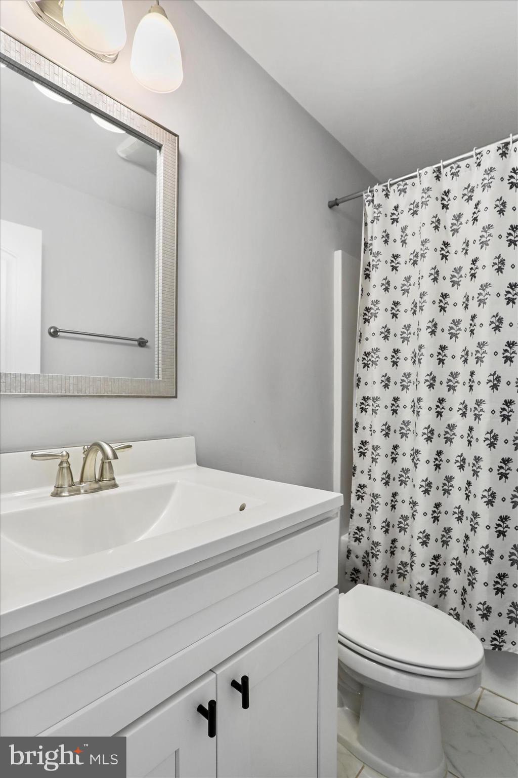 219 Summerfield Way Shenandoah Junction, WV 25442 - Photo 23 of 36 a bathroom with a sink a toilet and a mirror