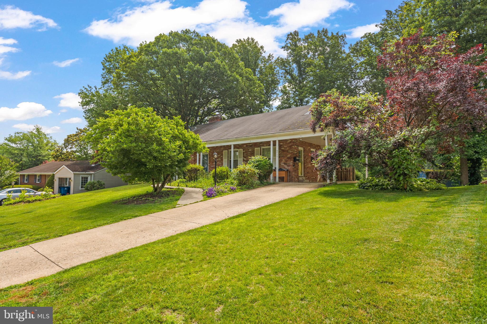 6711 Doane Avenue Springfield, VA 22152 - Photo 10 of 13 Long Driveway