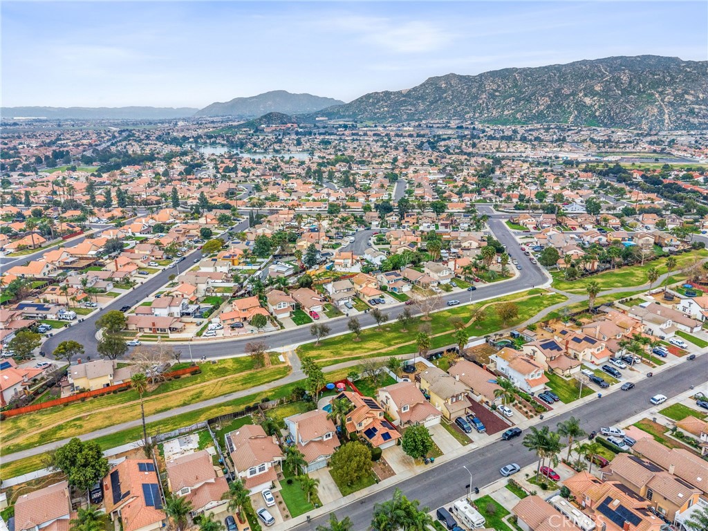 16398 Heather Glen Road Moreno Valley, CA 92551 - Photo 74 of 74 an aerial view of residential houses with outdoor space