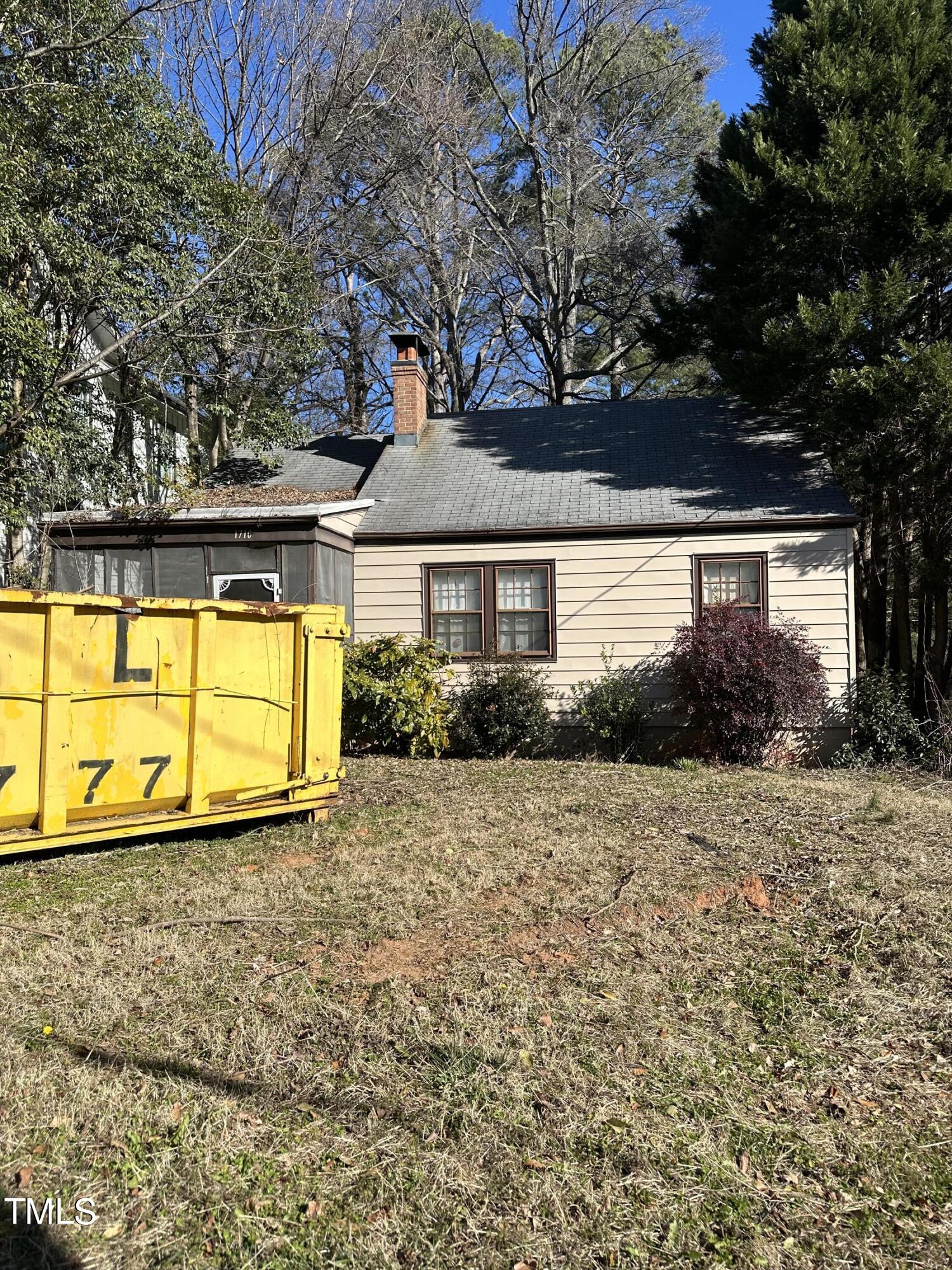 Cleaned up yard in front