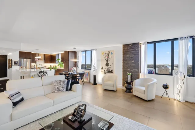 a view of a glass door and a window