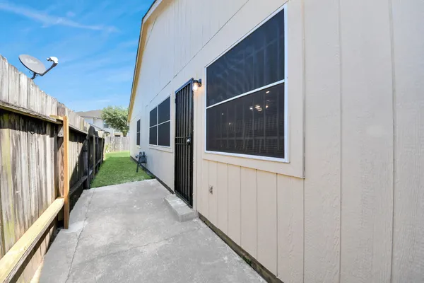 a view of a house with a balcony