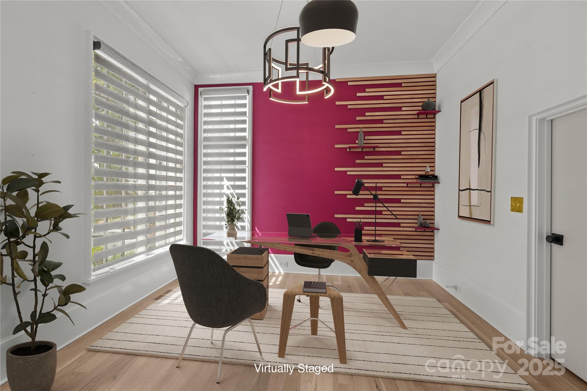 1233 Reece Road Charlotte, NC 28209 - Photo 4 of 48 a view of a room with furniture and wooden floor