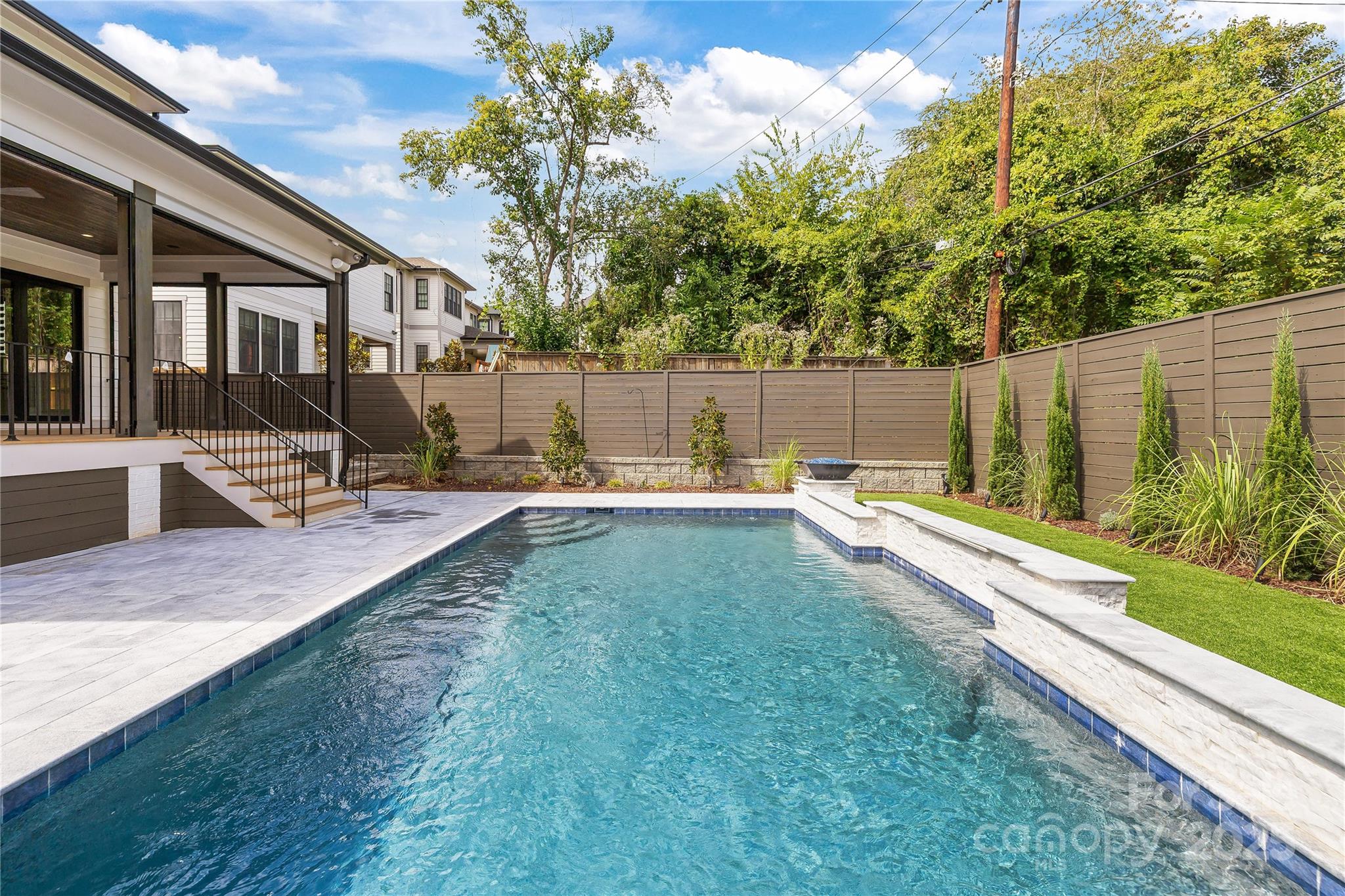1233 Reece Road Charlotte, NC 28209 - Photo 44 of 48 a view of a backyard with a patio