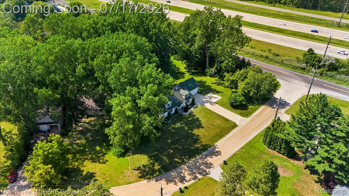 40162 Alden Road Belleville, MI 48111 - Photo 55 of 67 Aerial perspective of a property featuring extensive mature tree coverage