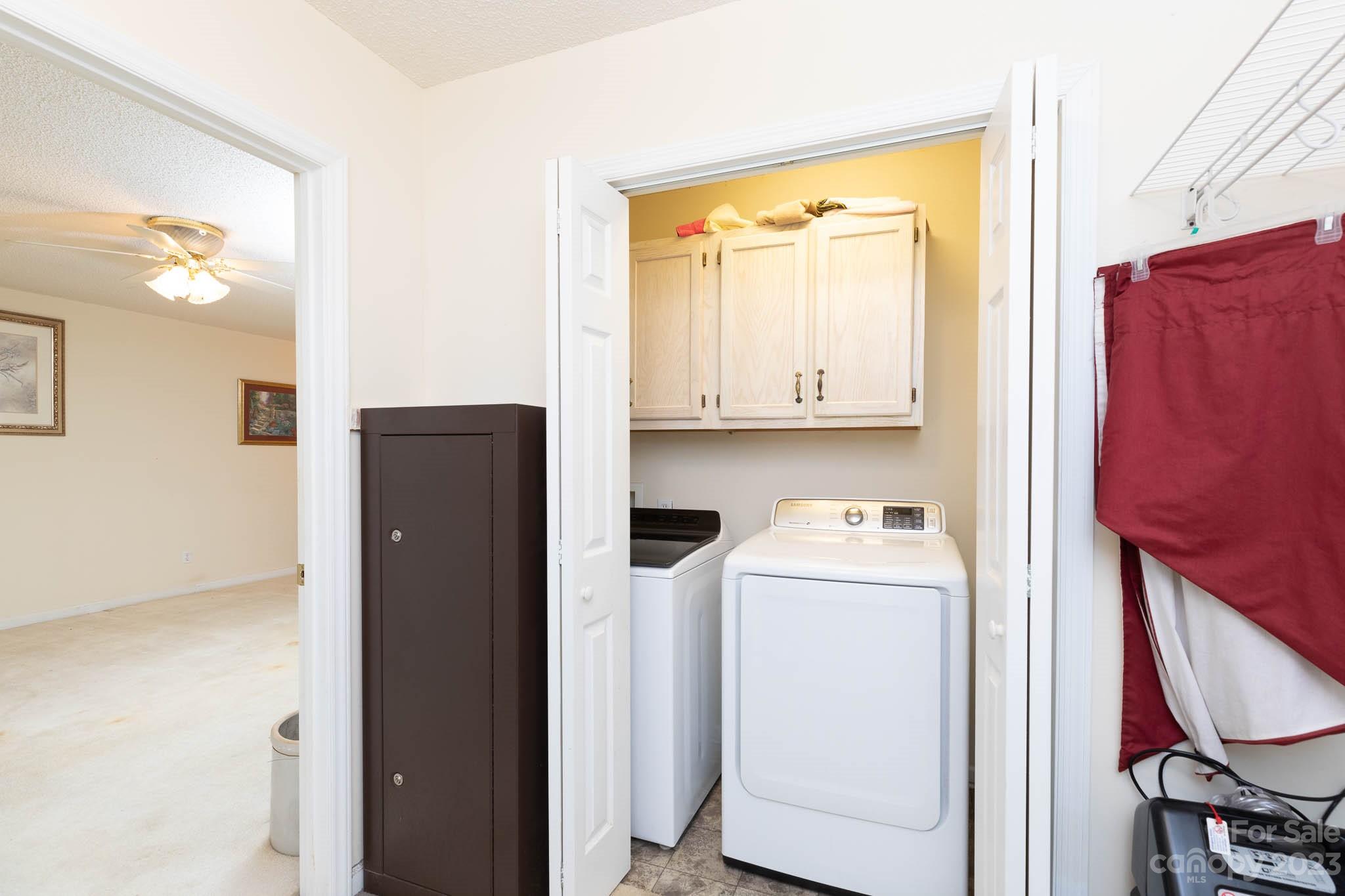 1598 Glenway Road Clover, SC 29710 - Photo 33 of 36 a view of hallway with washer and dryer