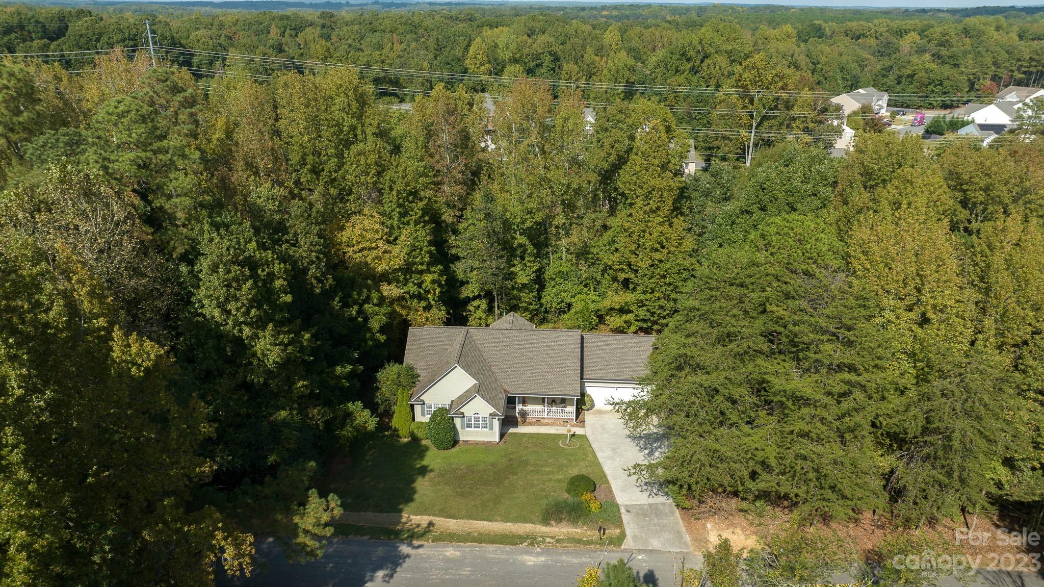 1598 Glenway Road Clover, SC 29710 - Photo 10 of 36 an aerial view of a house with a yard
