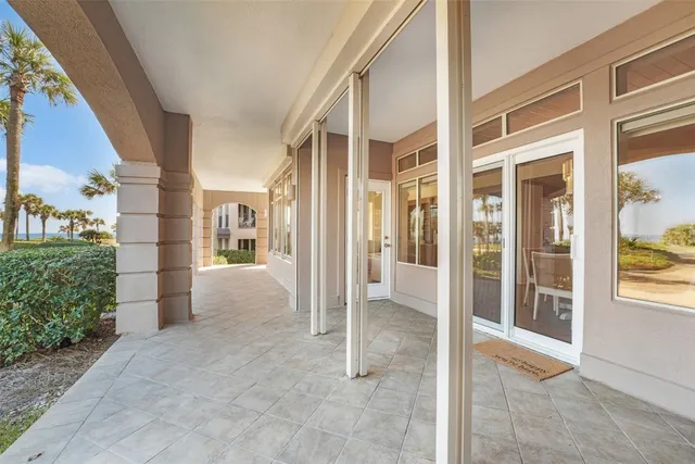 a view of a room with a outdoor space