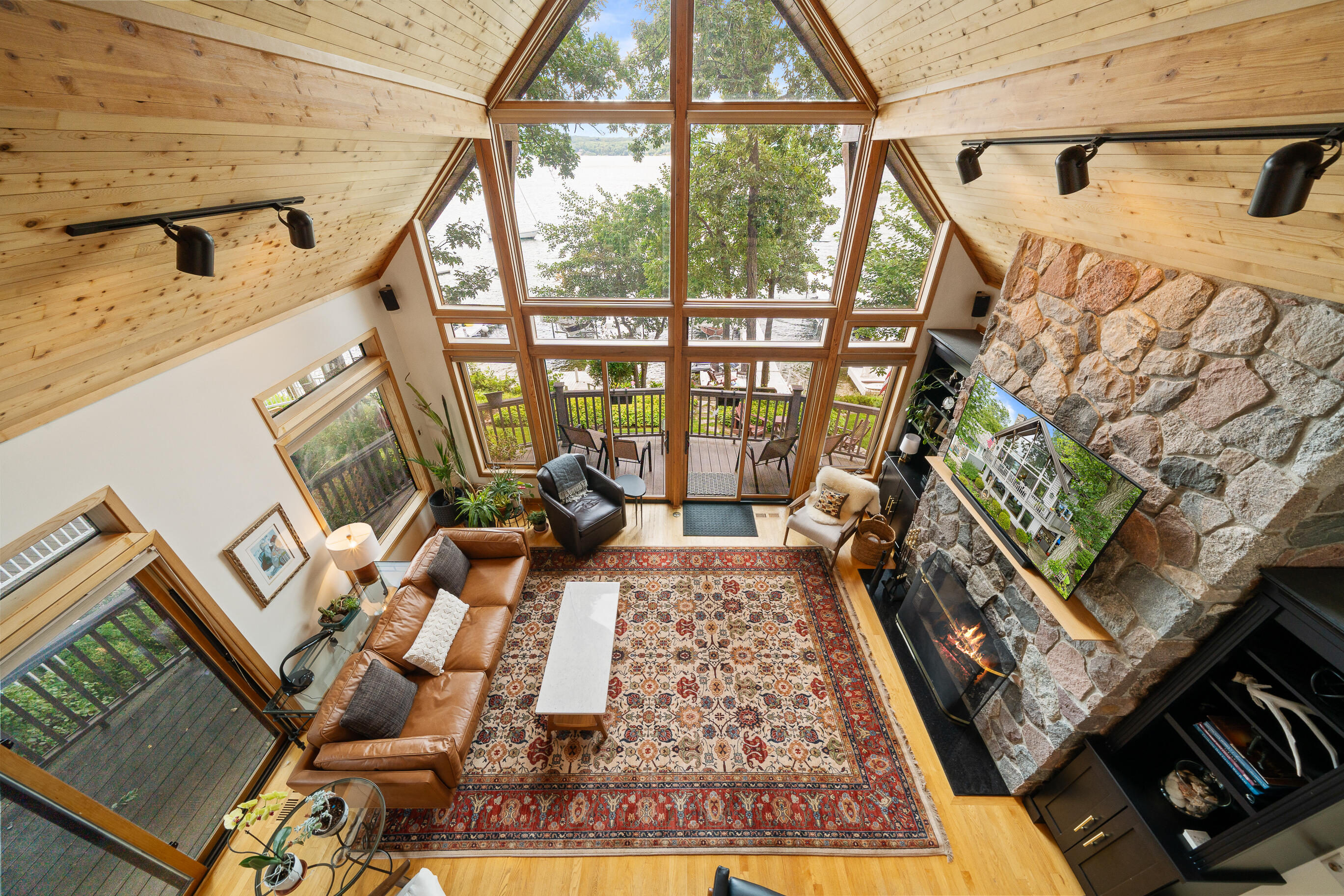 4 Dartmouth Road Williams Bay, WI 53191 - Photo 19 of 49 Full Window in Two Story Great Room