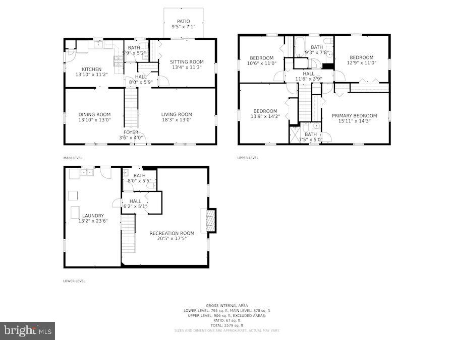 1319 Gatefield Road Baltimore, MD 21228 - Photo 31 of 34 Floor Plan
