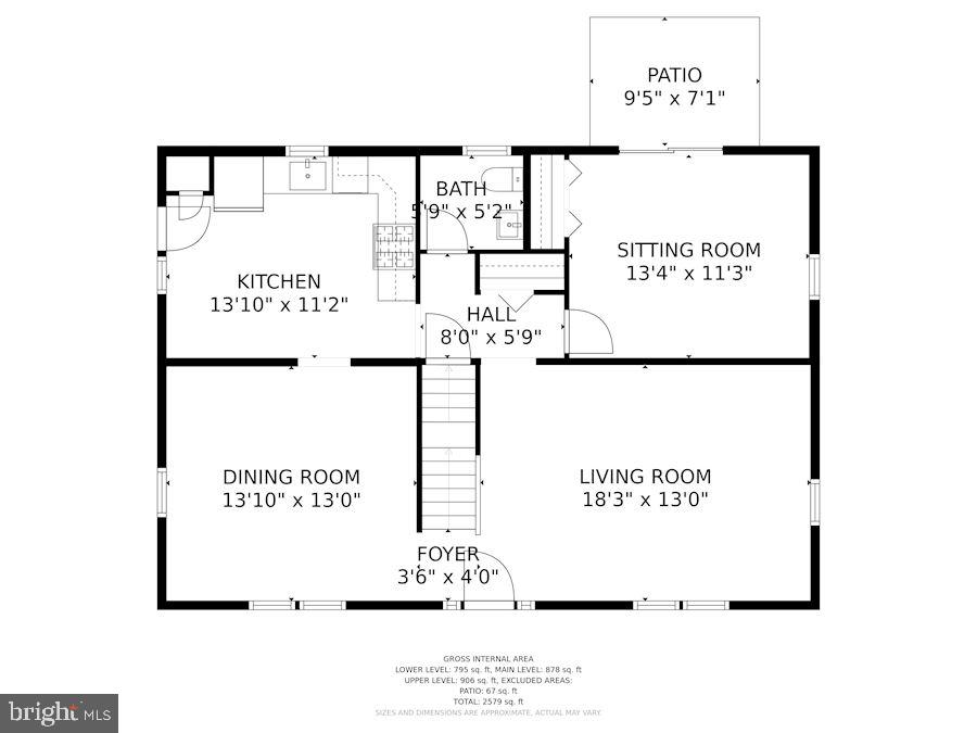1319 Gatefield Road Baltimore, MD 21228 - Photo 32 of 34 Floor Plan