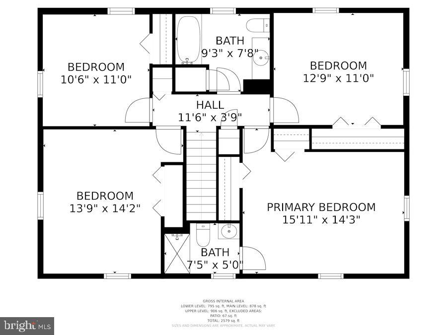 1319 Gatefield Road Baltimore, MD 21228 - Photo 33 of 34 Floor Plan