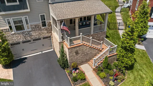 an aerial view of a city with lots of residential buildings
