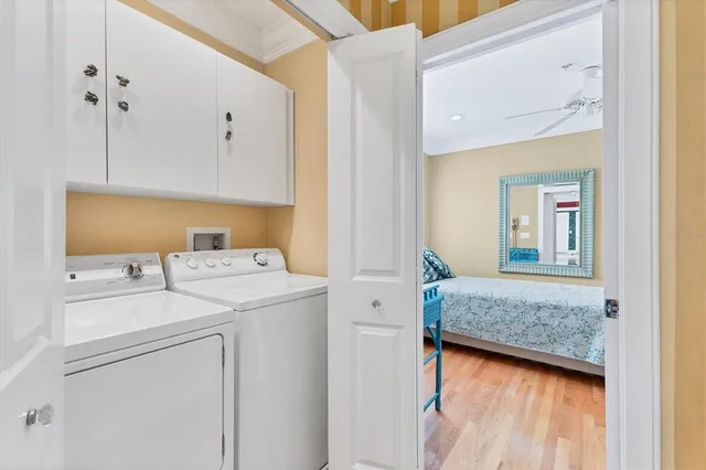 a view of a lake with a outdoor space