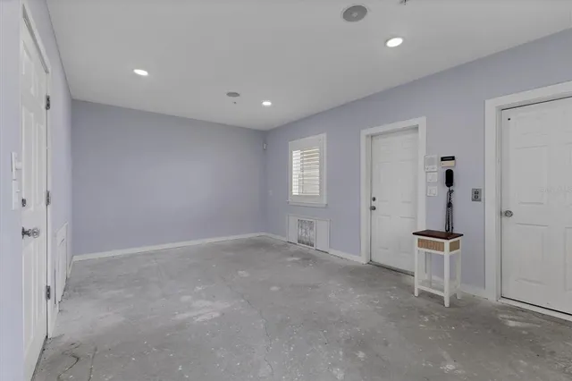 a view of a balcony next to a lake view