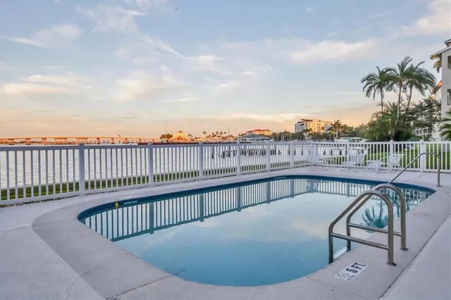 a view of a terrace with seating area