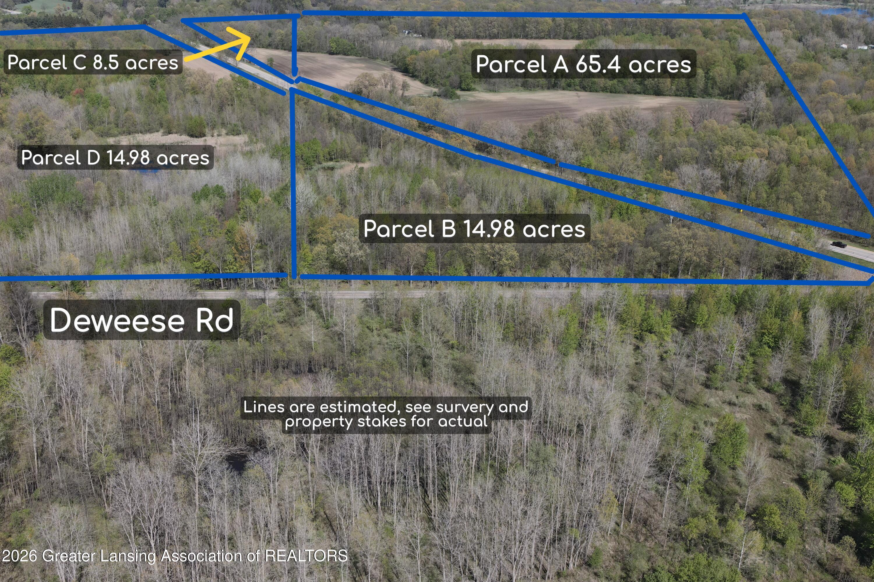 0 Bunkerhill & Deweese Road Jackson, MI 49201 - Photo 2 of 9 B A C from West