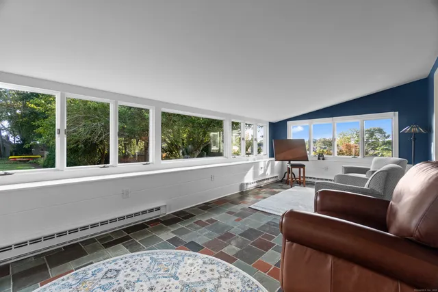 a view of city and mountain