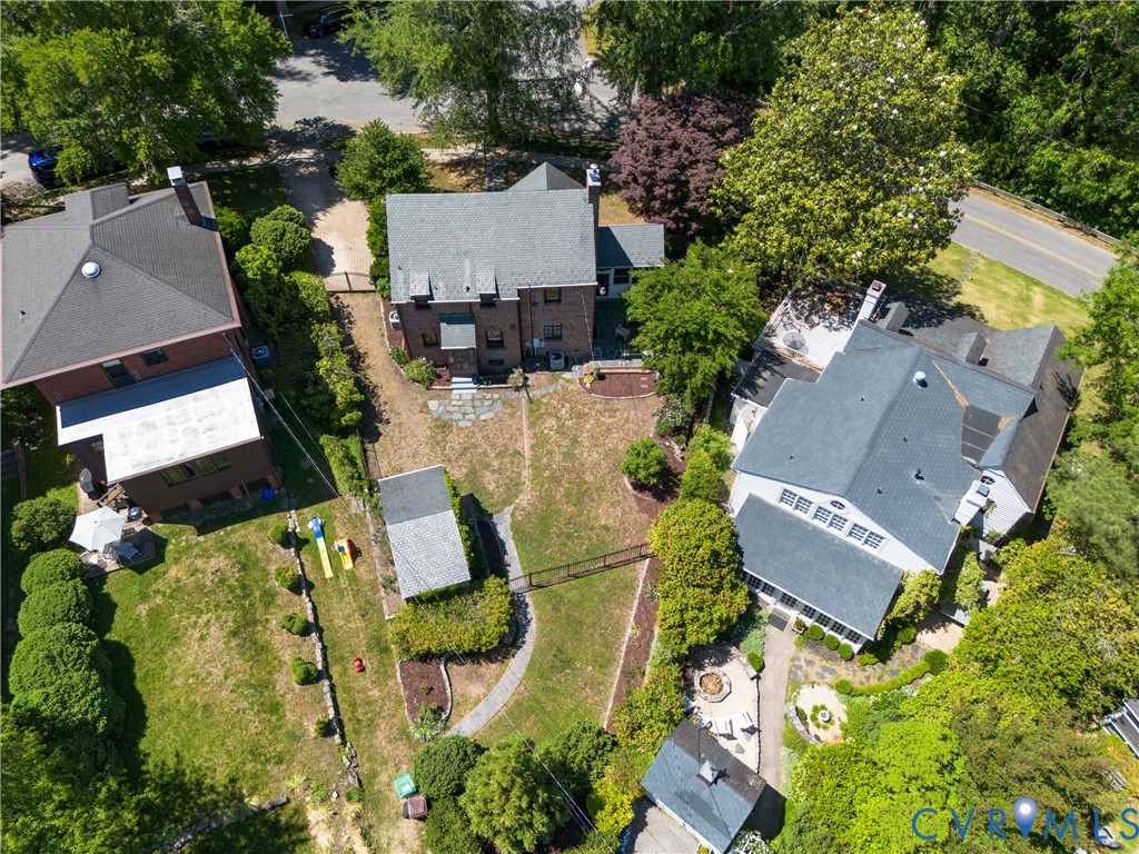 4814 Riverside Drive Richmond, VA 23225 - Photo 4 of 39 an aerial view of a house with a garden