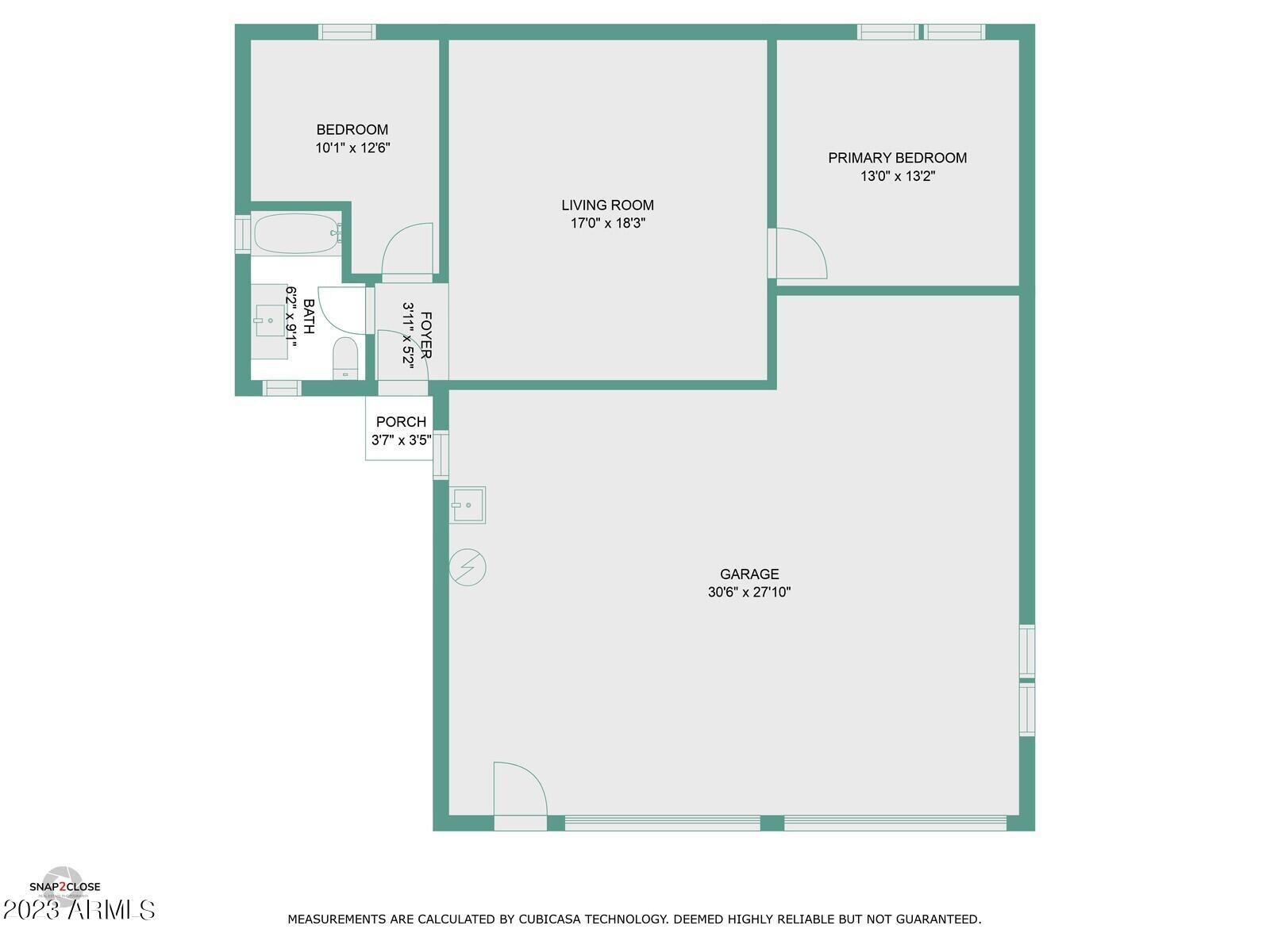 8161 East Alameda Road Scottsdale, AZ 85255 - Photo 107 of 107 107_Casita_With_Dimensions_mls