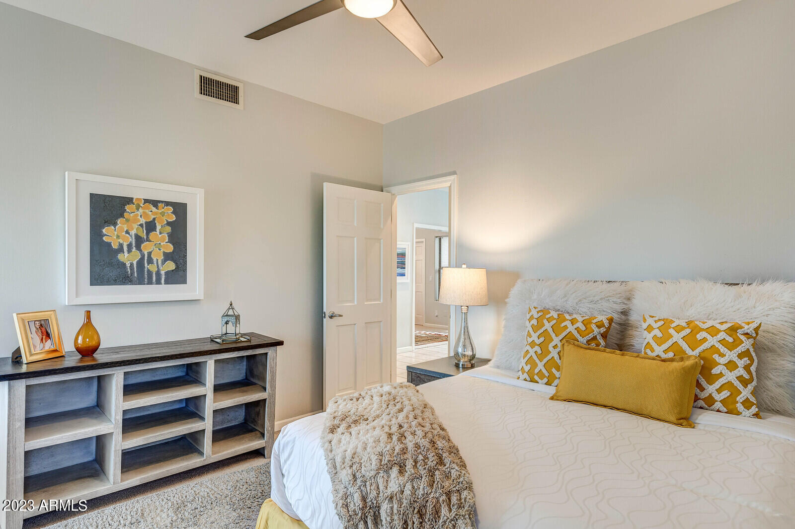 8161 East Alameda Road Scottsdale, AZ 85255 - Photo 49 of 107 a bedroom with a bed and a closet