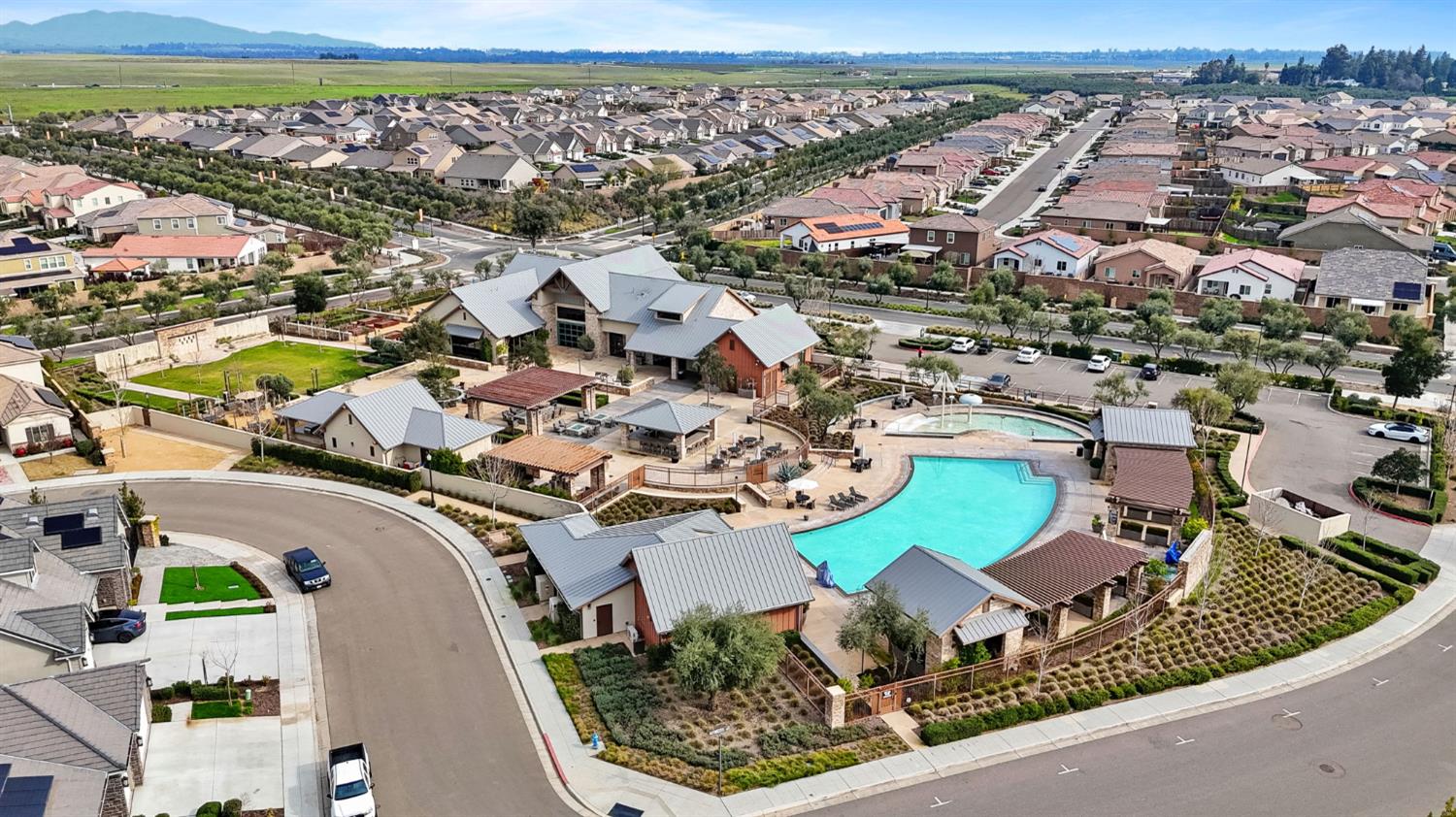1116 Encore Way West Madera, CA 93636 - Photo 32 of 35 an aerial view of a house with a ocean view