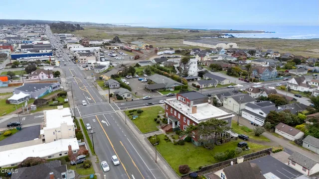 an aerial view of a city with lots of residential buildings