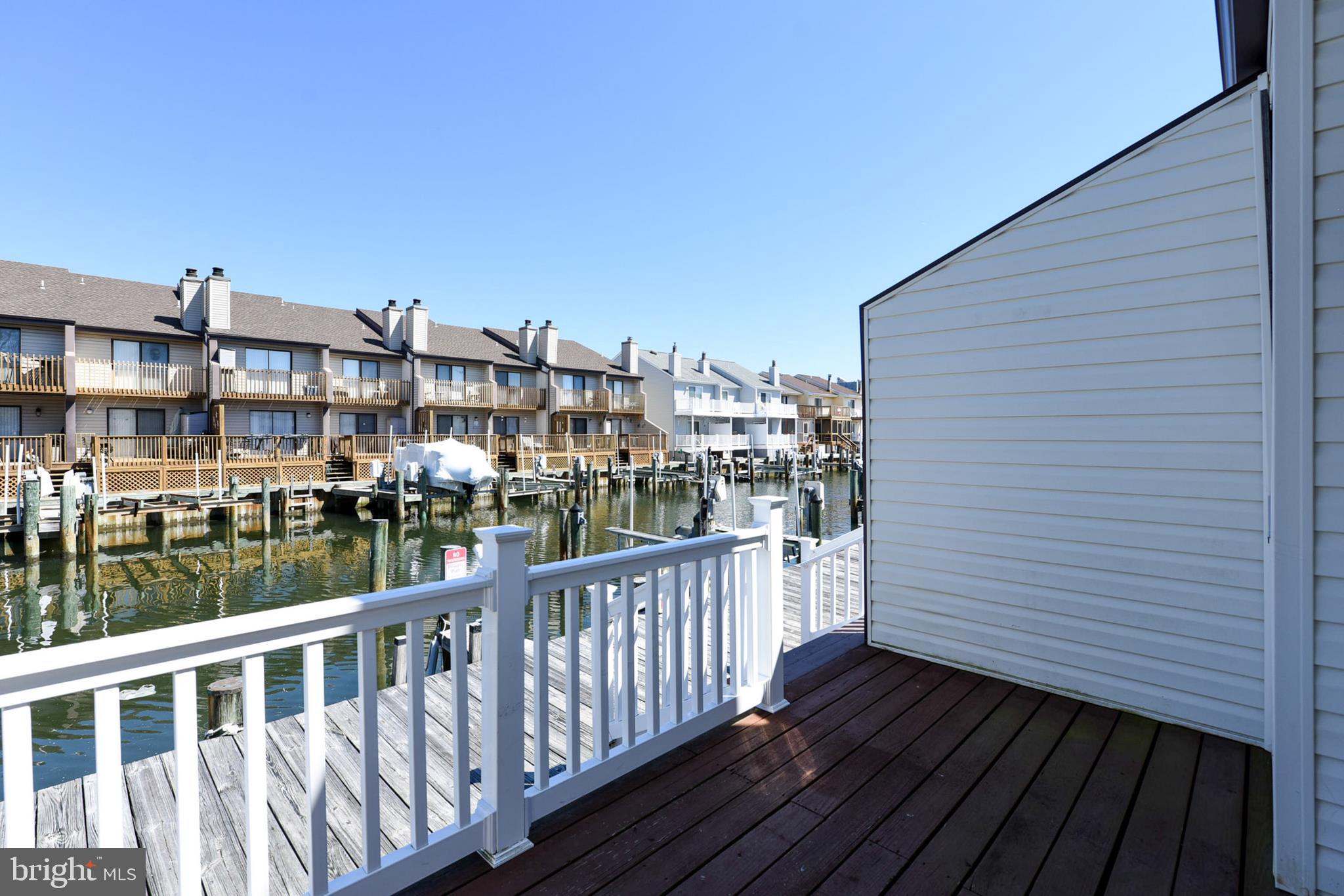 616 Salt Spray Road Ocean City, MD 21842 - Photo 12 of 32 WATER FRONT DECK to SLIP