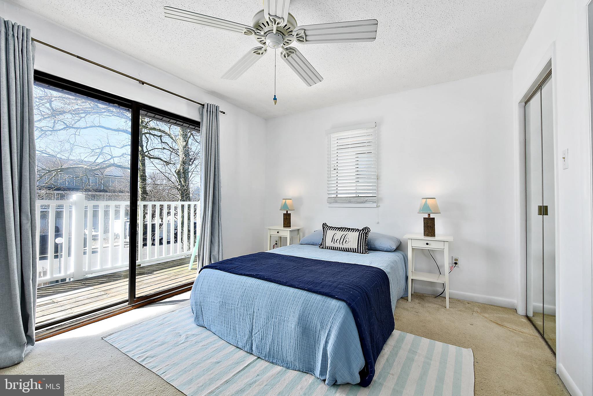616 Salt Spray Road Ocean City, MD 21842 - Photo 28 of 32 2nd: BEDROOM to Balcony