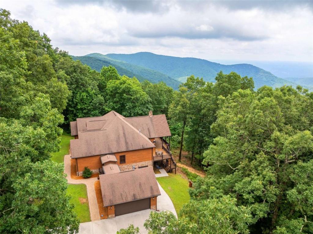 31 High Cliff Road Jasper, GA 30143 - Photo 18 of 23 an aerial view of a house with a yard basket ball court and outdoor seating