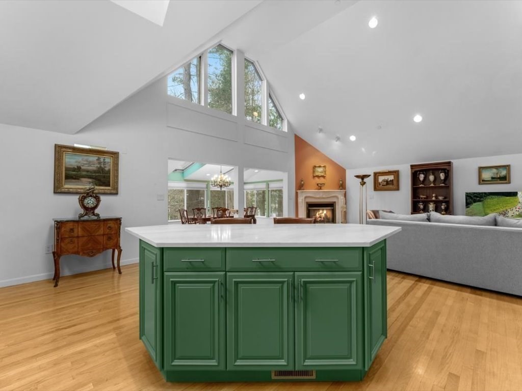 29 Deer Path, Unit 29 Hudson, MA 01749 - Photo 19 of 42 a living room with furniture and a flat screen tv