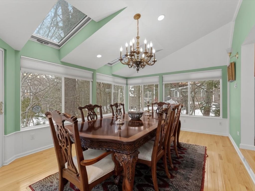 29 Deer Path, Unit 29 Hudson, MA 01749 - Photo 22 of 42 a view of a dining room with furniture window and outside view