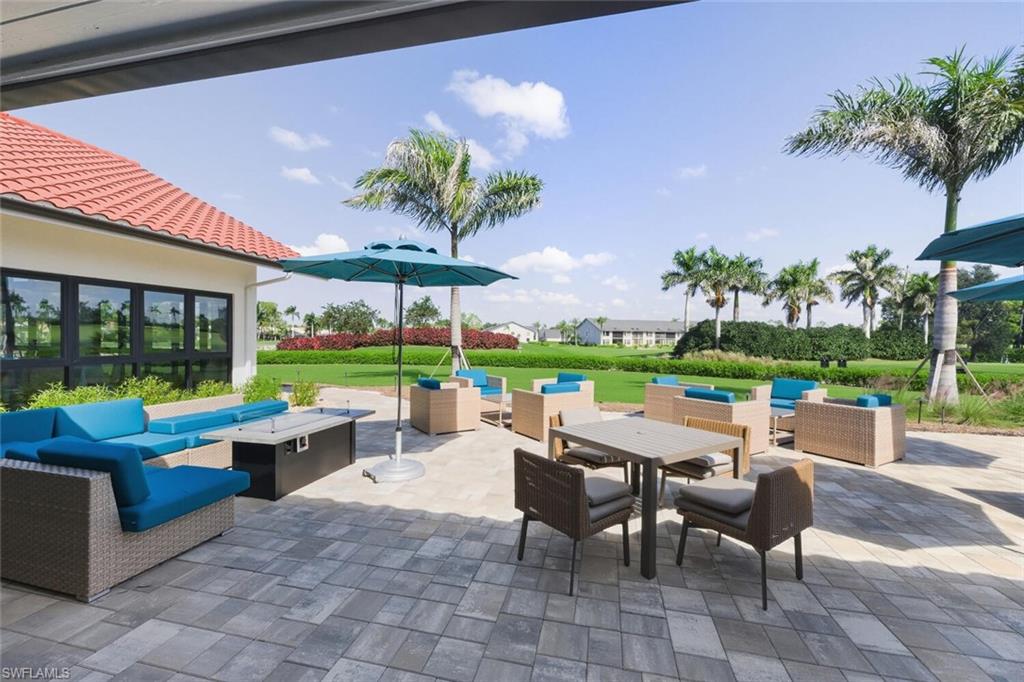 209 Countryside Drive Naples, FL 34104 - Photo 41 of 50 View of patio / terrace featuring an outdoor living / dining area
