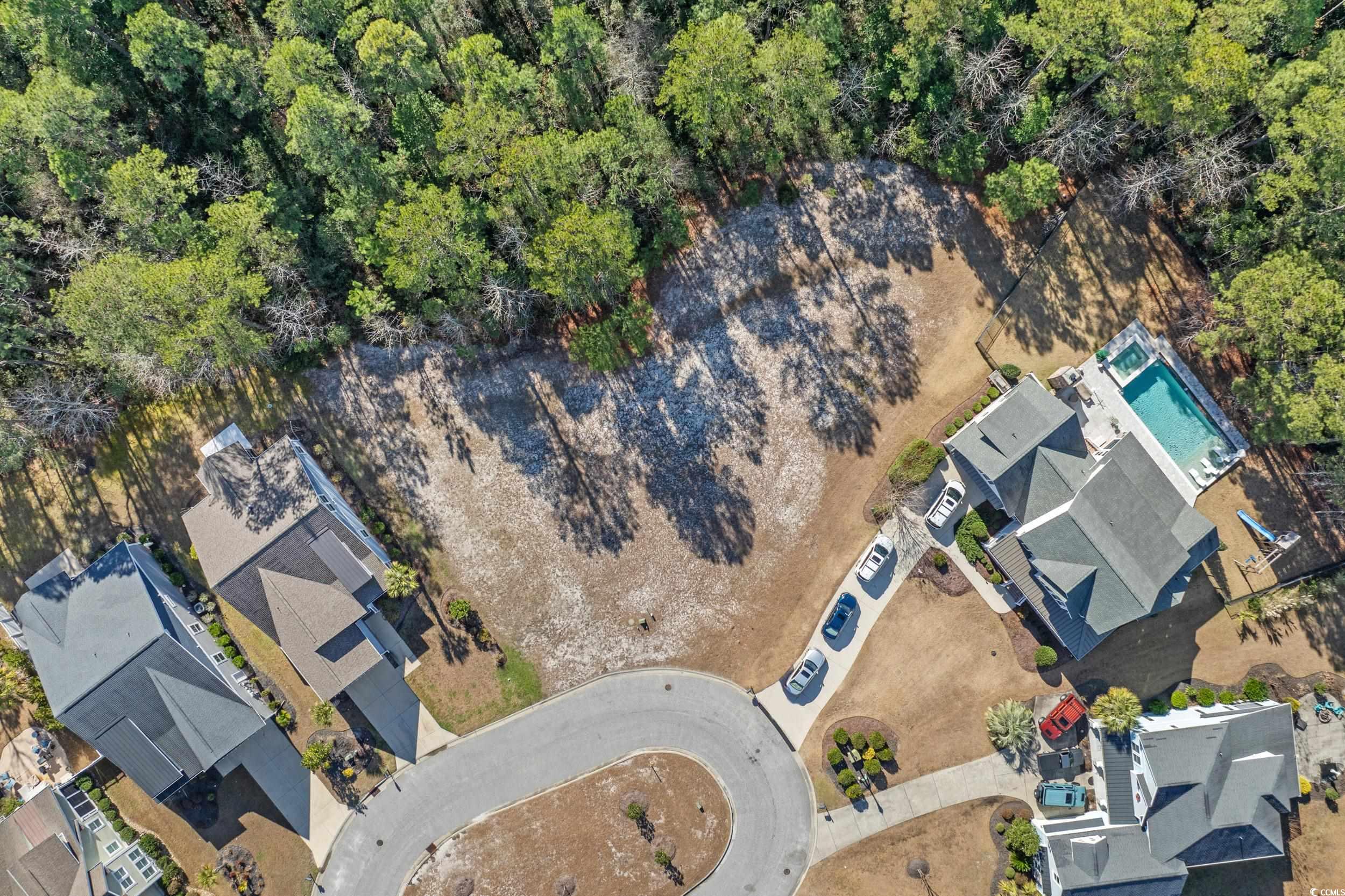 2908 Moss Bridge Lane Myrtle Beach, SC 29579 - Photo 3 of 35 Aerial view of property and surrounding area