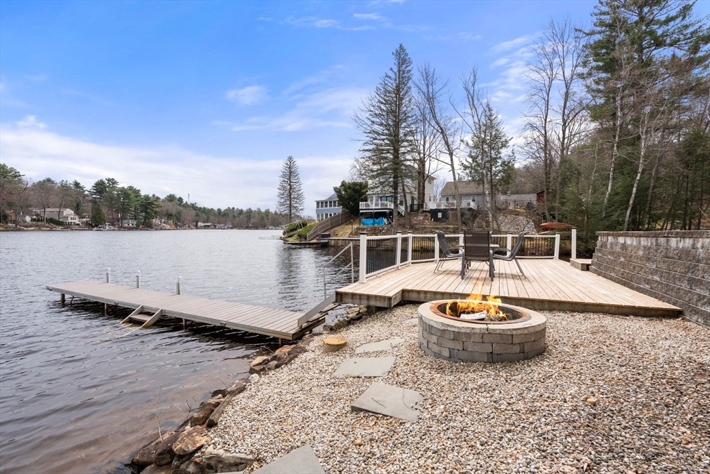 33 Pine Tree Drive Holland, MA 01521 - Photo 27 of 30 a view of a backyard with swimming pool and sitting area