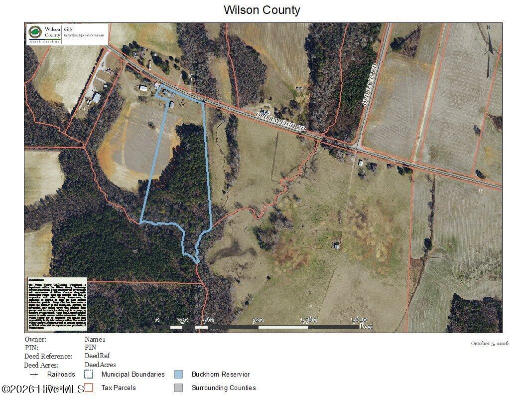 6171 Old Raleigh Road Sims, NC 27880 - Photo 36 of 36 Davis aerial photo