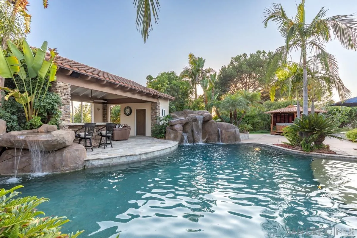 14401 Sandhill Road Poway, CA 92064 - Photo 53 of 75 a view of a swimming pool with a patio
