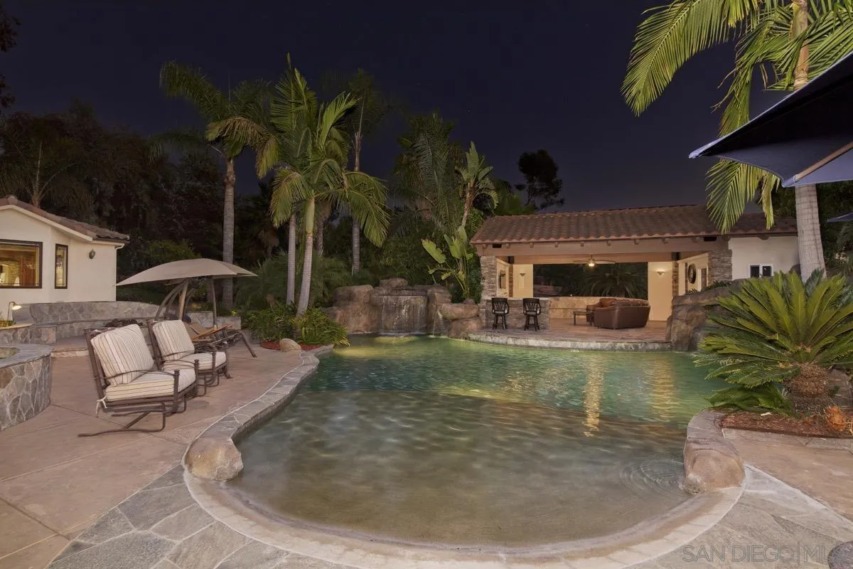 14401 Sandhill Road Poway, CA 92064 - Photo 72 of 75 a view of a house with swimming pool