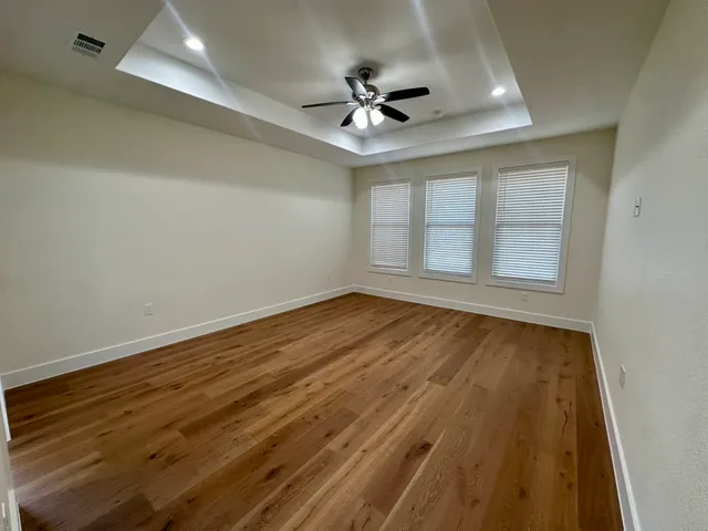 wooden floor in an empty room