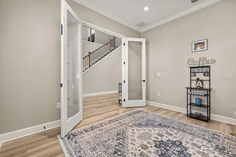 a view of a walk in closet