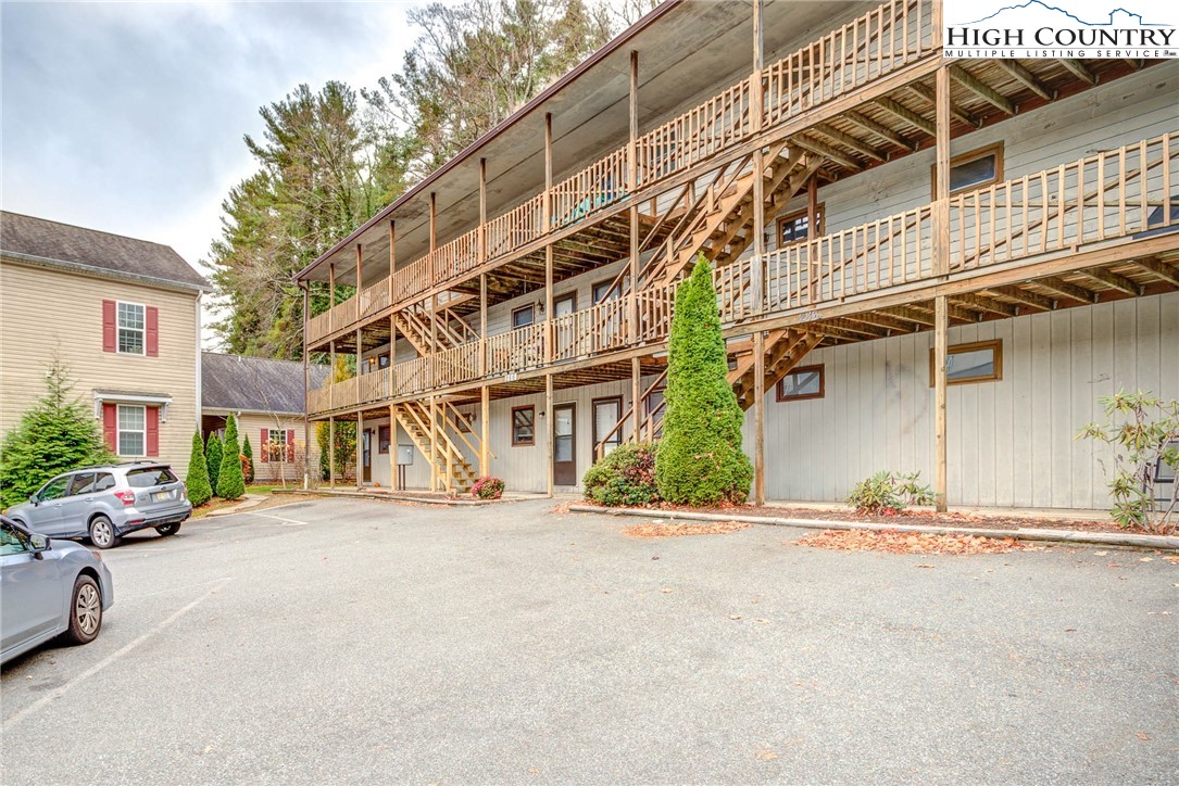 286 Faculty Street, Unit 102 Boone, NC 28607 - Photo 2 of 8 front view of a building with a street