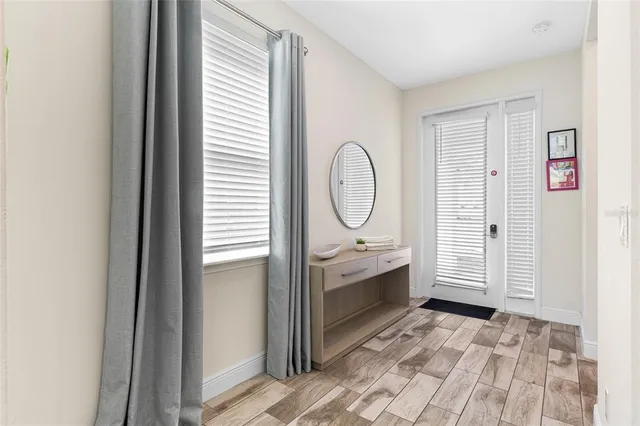 a view of living room washer and dryer