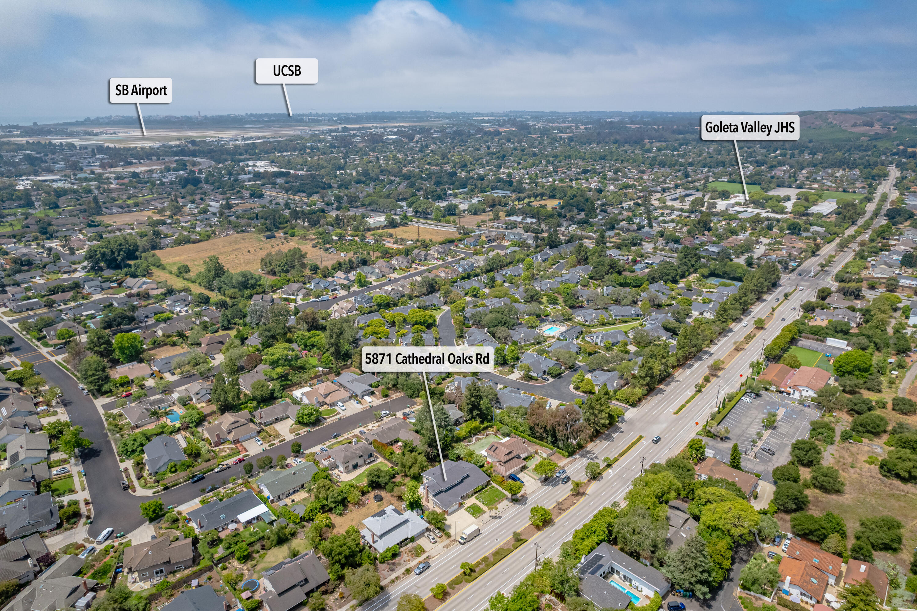 5871 Cathedral Oaks Road Goleta, CA 93117 - Photo 7 of 58 05-5871 Cathedral Oaks Rd (aerial)