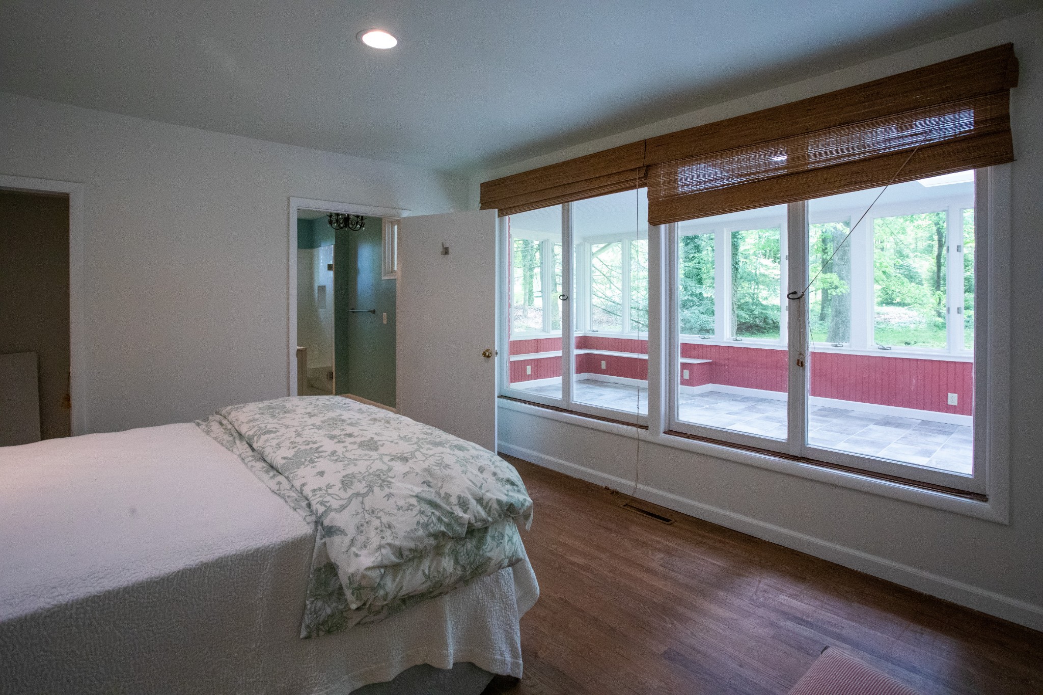 283 Green's View Road Sewanee, TN 37375 - Photo 5 of 50 a bedroom with a bed and a large window